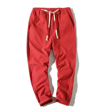 Load image into Gallery viewer, Cotton Joggers Men Solid Men's Harem Pants