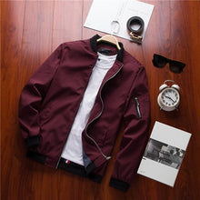 Load image into Gallery viewer, Spring New Men's Bomber Zipper Jacket