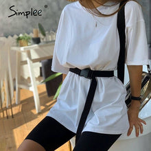 Load image into Gallery viewer, Simplee Casual solid outfits women's