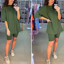 Load image into Gallery viewer, Simplee Casual solid outfits women's