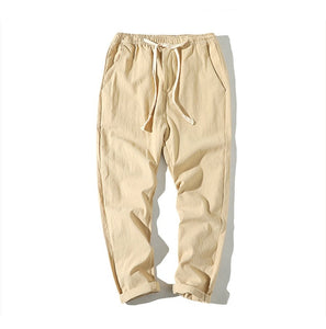 Cotton Joggers Men Solid Men's Harem Pants